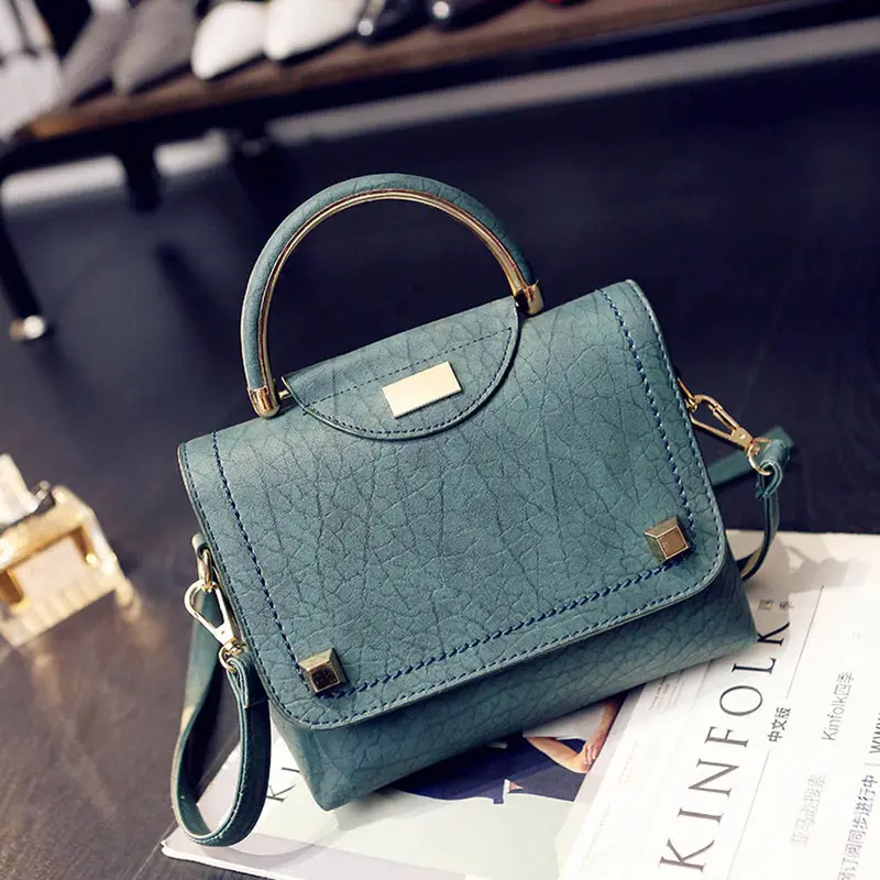 Crossbody Bags Handbags Women Famous S Rivet Pu Leather Shoulder Bag Large Tote Ladies Purse Bolsos Femenina 2