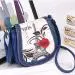 Crossbody Bags Women Pu Leather Tower Printing Messenger Bag Lady Shoulder Handbags Bolsos Femenina 2
