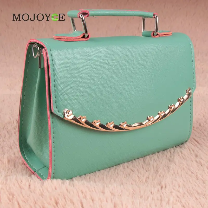 Crossbody Women Bag Candy Color Women Messenger Bag Pu Leather Shoulder Handbag Purse Wallets Bags Bolsa Feminina 3