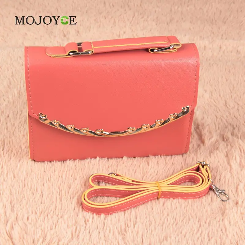 Crossbody Women Bag Candy Color Women Messenger Bag Pu Leather Shoulder Handbag Purse Wallets Bags Bolsa Feminina 4
