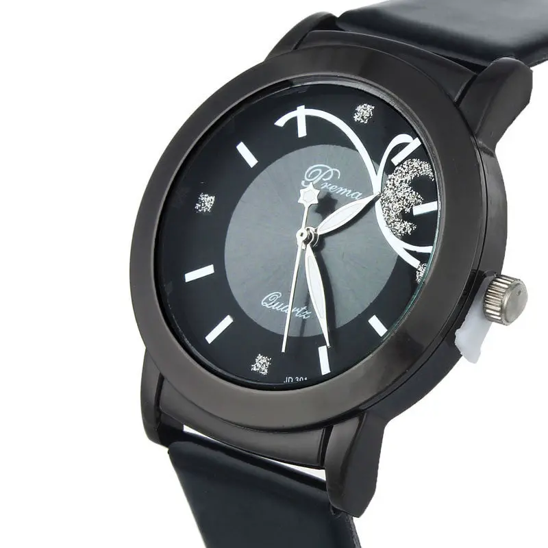 Crystal Watches Woman Lady's Dress Wristwatch Ol Dress Clock Bling Elegant Quartz Watch Girl Relogio Reloj 1