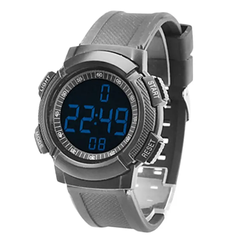 Cs008 Wireless Heart Rate Monitor Watch Chest Strap Pedometer Altimeter Sports Health Monitoring Electronics 1