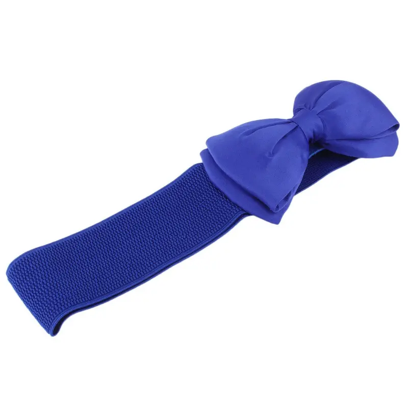 Cummerbund Elastic Belts Weaving Satin Bow Wide Stretch Waist Saias Apparel Accessories Waistband Fast Shipping 1