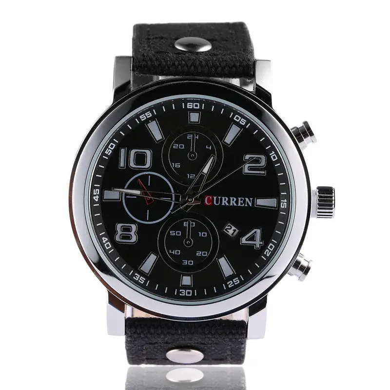 Curren 8199 Luxurywatchessports Army Military Watches Quartz Hour Date Nylon Strap Watch 1