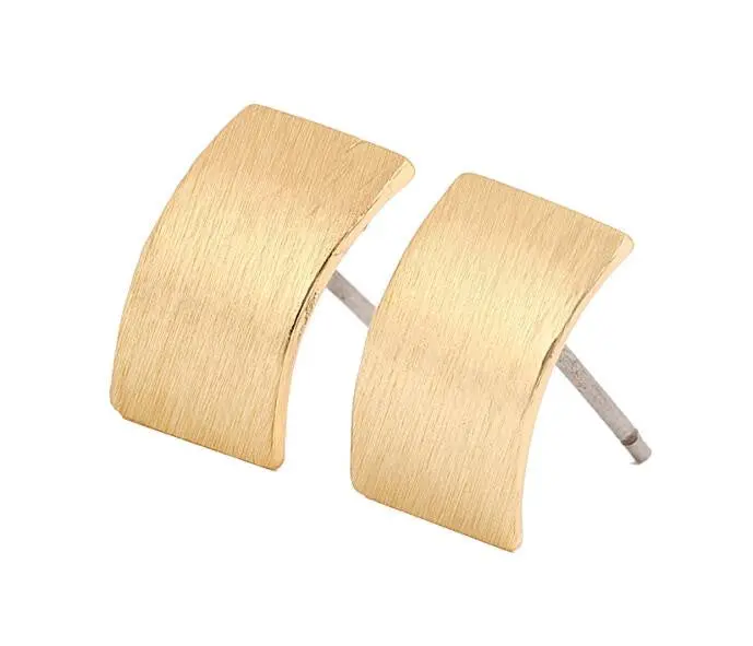Curved Bar Stud Earrings Minimalist Jewelry Gifts 10Pcs-S121 1