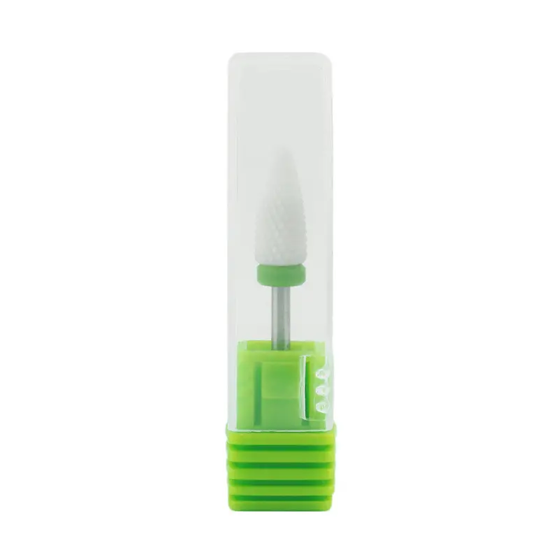 Cuspidal Ceramic Nail Drill Bit Nail Art Tools Callus Electric Icure Machine Accessories Cutter Nail File 2