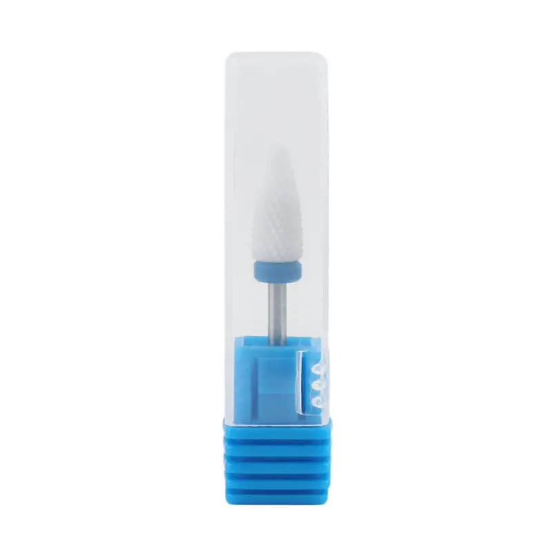Cuspidal Ceramic Nail Drill Bit Nail Art Tools Callus Electric Icure Machine Accessories Cutter Nail File 3