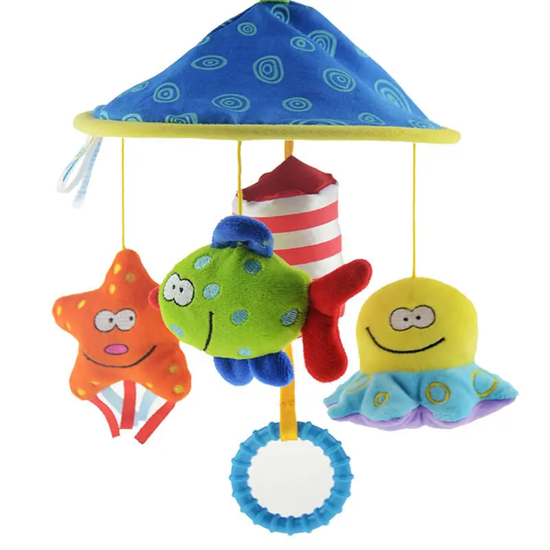 Cute Activity Baby Toys Bed Rattlestoys Car Seat Cot Lathe Hanging Baby Play Travel Toys For Born Infant 1