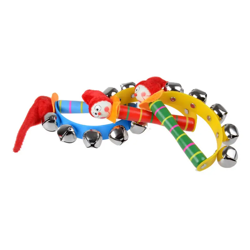 Cute Baby Toys Kids Sound Music Gift Toddler Rattle Musical Wooden Toys Rom Color 1