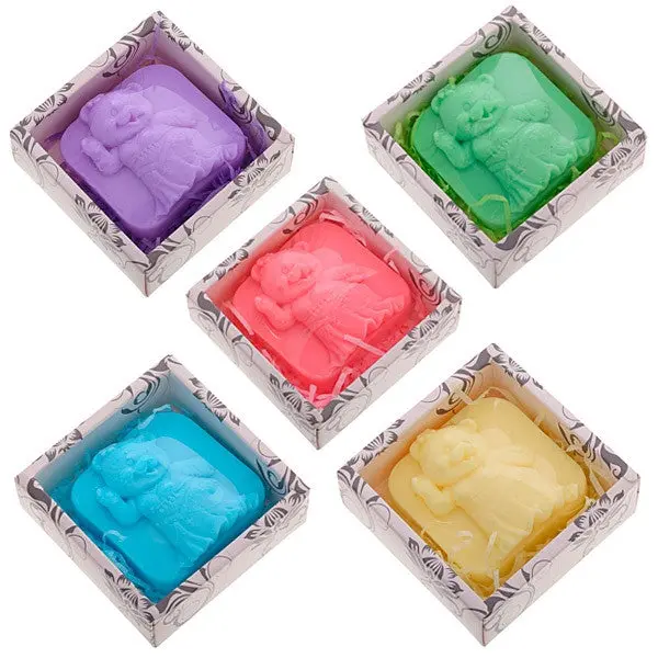 Cute Bear Silicone Mold With Bow Cake Decoration Food Safe Soap Butter Sugar Nougat Mould 89361 1