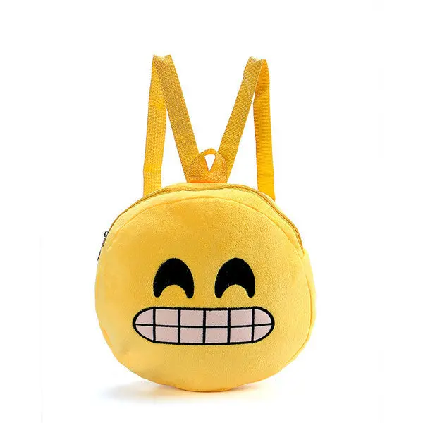 Cute Emoji Emoticon School Children Backpack Bag Women Men Backpacks Shoulder Bags Child Satchel Rucksack Bolsas 1