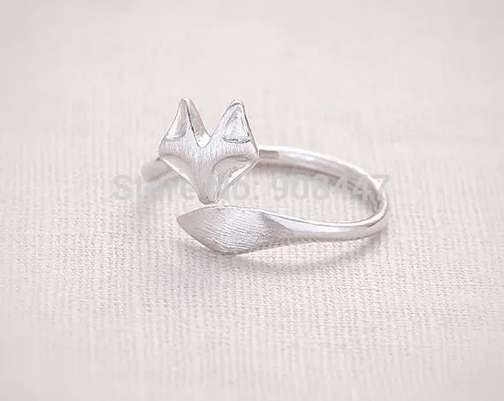 Cute Fire Fox Ring Adjustable Rings Animal Rings Cool Rings Christmas Gift 1