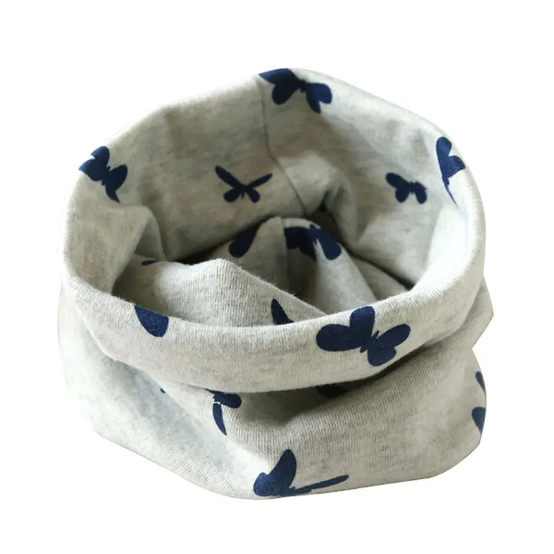 Cute Love Boys Girls Collar Baby Scarf Cotton O Ring Neck Scarves Foulard Warm Knit Scarf 4