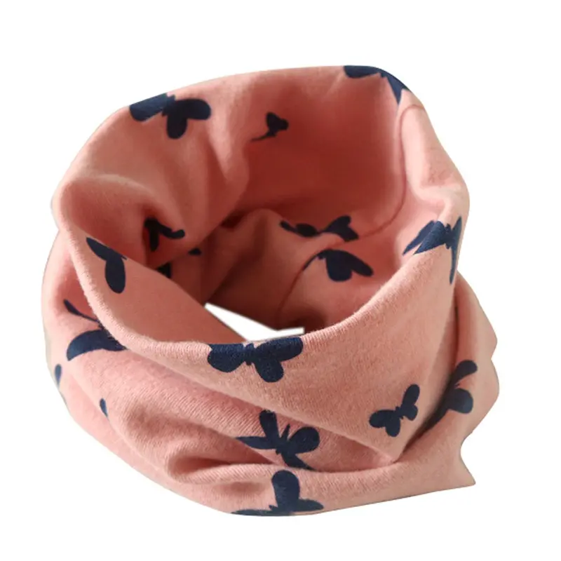 Cute Love Boys Girls Collar Baby Scarf Cotton O Ring Neck Scarves Foulard Warm Knit Scarf 5