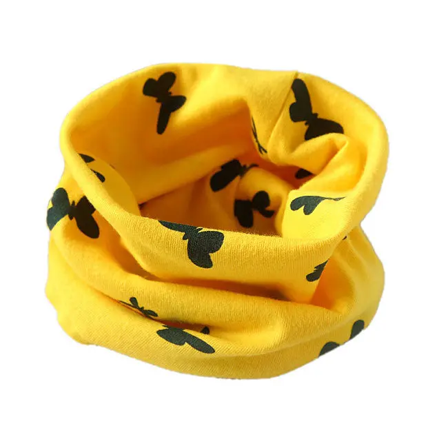 Cute Love Boys Girls Collar Baby Scarf Cotton O Ring Neck Scarves Foulard Warm Knit Scarf 7