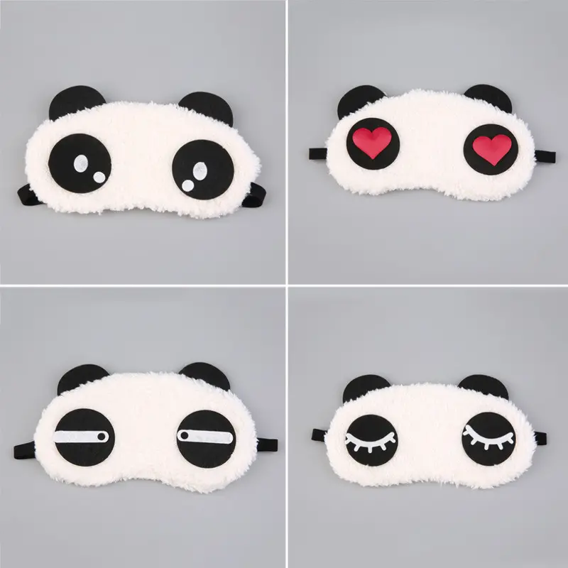Cute Panda Sleeping Face Eye Mask Blindfold Shade Traveling Sleep Eye Aid 1