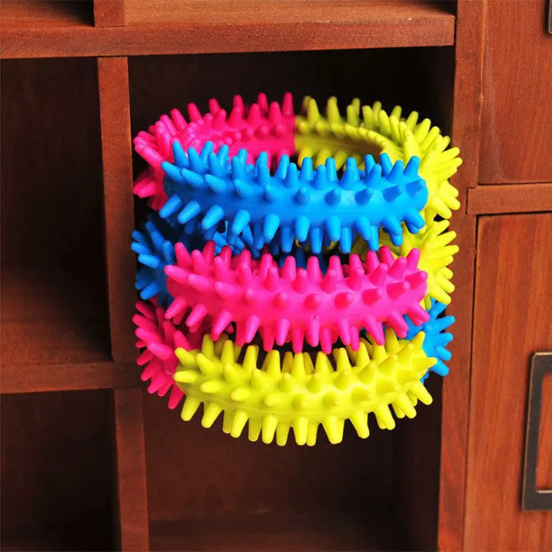 Cute Pet Cat Dog Puppy Rubber Bone Comb Chew Training Play Toy 71565 1