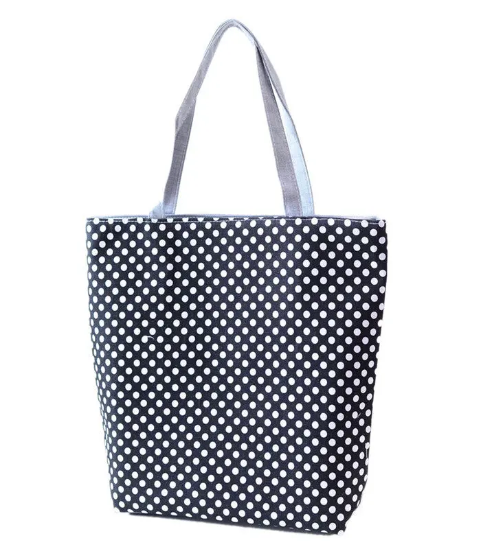 Cute Printing Bag Women Girl Shopping Bags Printing Canvas Shoulder Hbag Bag Casual Clutch Bolsa Feminina Large-Capacity 1