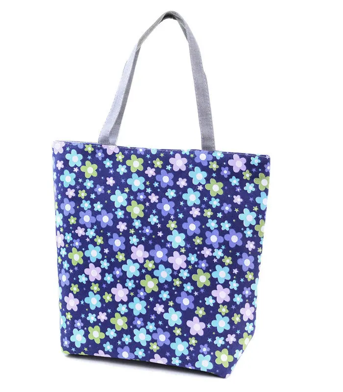 Cute Printing Bag Women Girl Shopping Bags Printing Canvas Shoulder Hbag Bag Casual Clutch Bolsa Feminina Large-Capacity 2