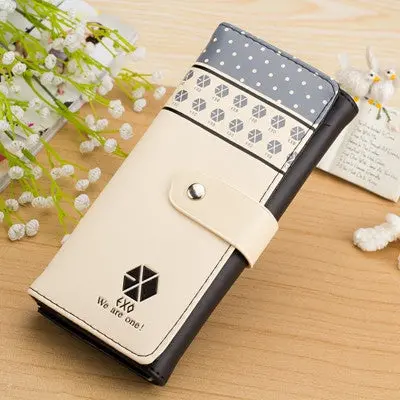 Cute Purses Women Wallets Clutch Button Wallet Bag Card Holder Clutch Wallets Long Purse Carteira 1