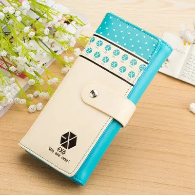 Cute Purses Women Wallets Clutch Button Wallet Bag Card Holder Clutch Wallets Long Purse Carteira 2
