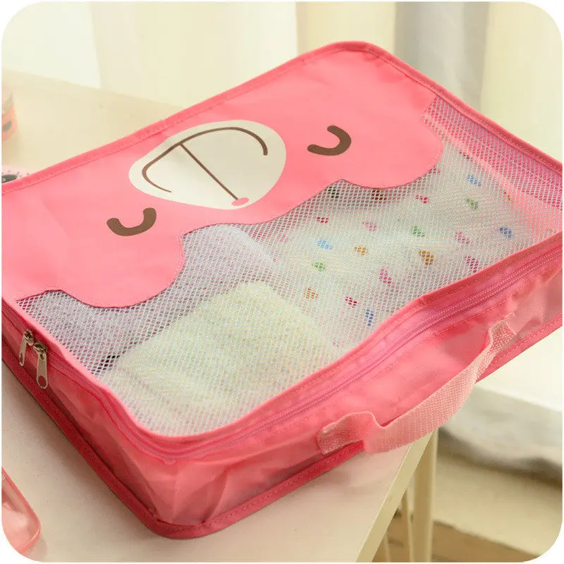 Cute Style Korea Teddy Bear Waterproof Travel Wash Bag Cosmetic Pouch Toiletry Kits 71549 1