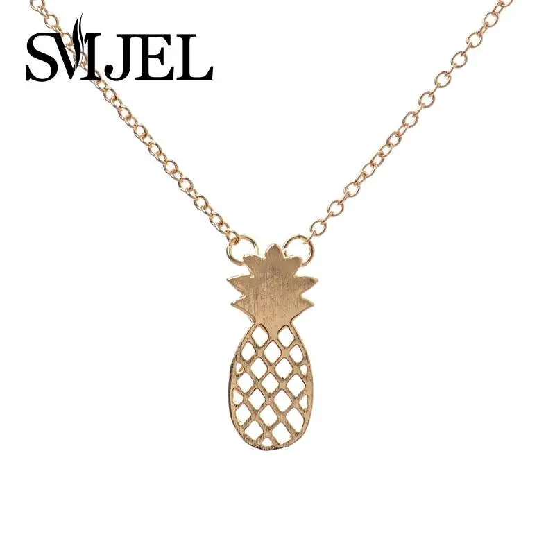 Dainty Pineapple Necklace Everyday Fruit Pendant Necklaces Wedding Gift N183 1