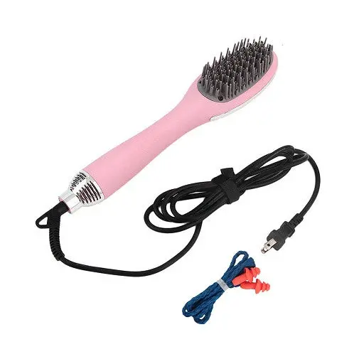 Damage Drying Hair Comb Brush Irons Comb Flat Iron With Lcd Straight Brush Auto Shut-Off Show Charm 1