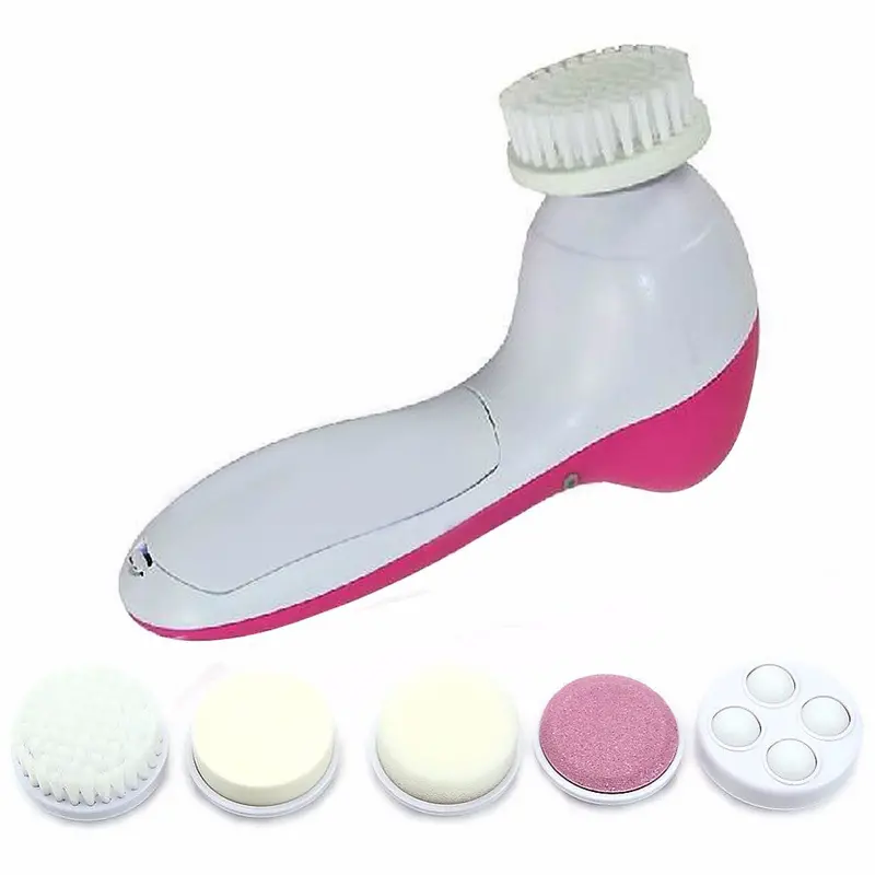 Deep Clean 5 In 1 Electric Facial Cleaner Face Skin Care Brush Massager 1
