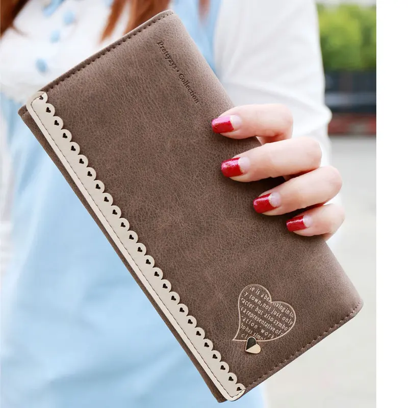 Desgin Long Wallet With Cartoon Pattern Girl Ladies Clutch Wallet Long Purse Wallet Handbag Carteira Feminina 2