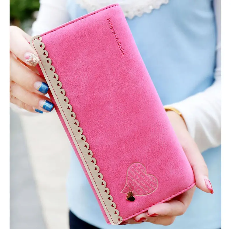 Desgin Long Wallet With Cartoon Pattern Girl Ladies Clutch Wallet Long Purse Wallet Handbag Carteira Feminina 3