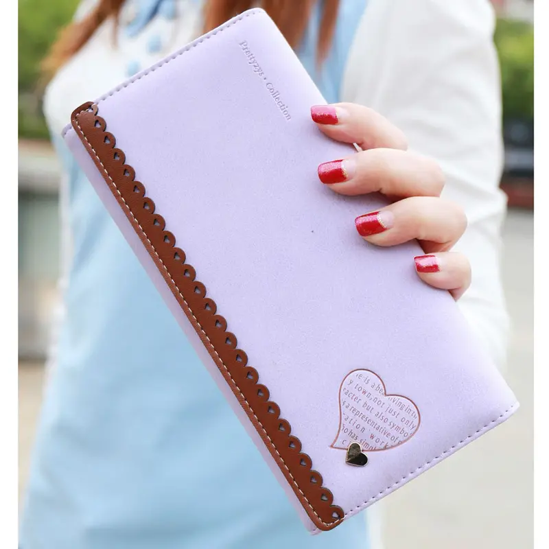Desgin Long Wallet With Cartoon Pattern Girl Ladies Clutch Wallet Long Purse Wallet Handbag Carteira Feminina 6