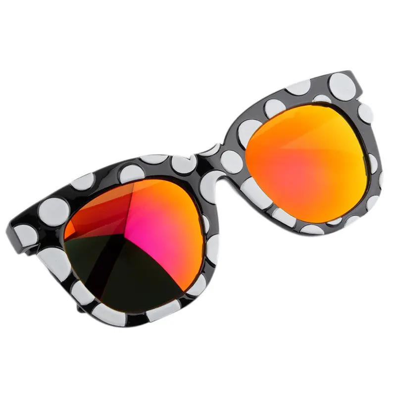 Design Dots Thick Frame Sunglasses Cat Eye Glasses Colorful Films Goggles Oculos Gafas De Dol 1