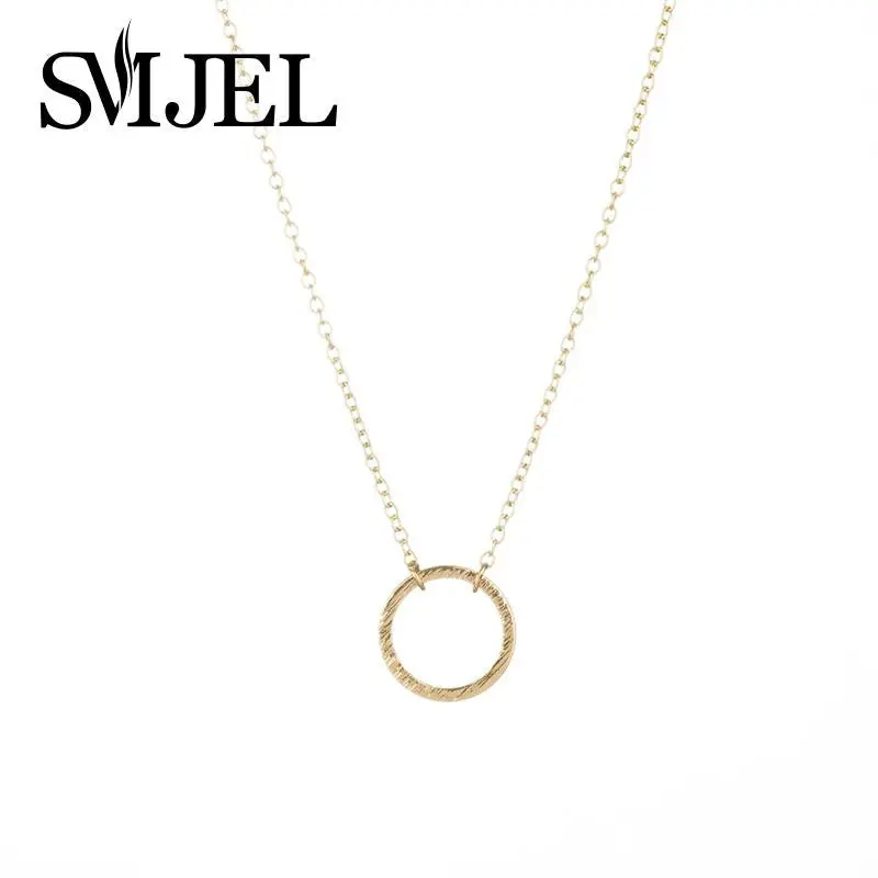 Design Jewelry Figure Ever Love Circle Round Necklaces Birthday Gifts N083 1