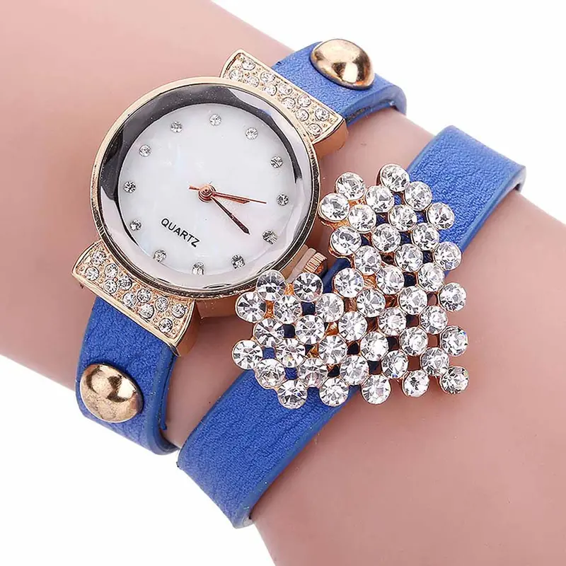 Design Reloj Mujer Rhinestone Relogio Watches Women Dress Watch Ladies Girl Rhinestone Quartz Bracelet Wrist Watch 3