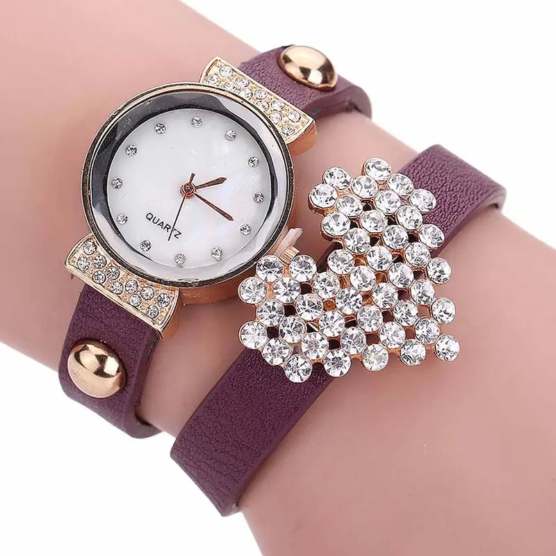 Design Reloj Mujer Rhinestone Relogio Watches Women Dress Watch Ladies Girl Rhinestone Quartz Bracelet Wrist Watch 6