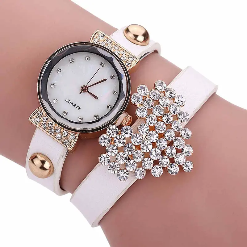 Design Reloj Mujer Rhinestone Relogio Watches Women Dress Watch Ladies Girl Rhinestone Quartz Bracelet Wrist Watch 8
