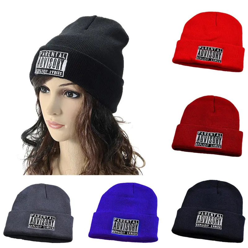 Designctue Bad Hair Day Knit Beanie Hat Snapback Men Women Hiphop Cap 6