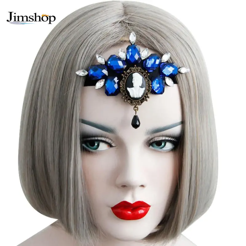 Designer Brand Skull And Diamond Headband Halloween Party Fancy Dress Costume Accessory Event Party Supplies 1