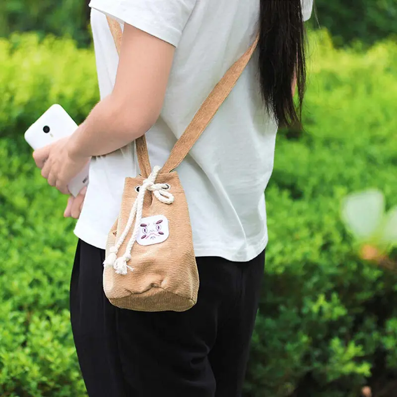 Designer Handbags Crossbody Shoulder Bag Corduroy Totes Vintage Coin Zero Small Bags Bolsos Mujer 3