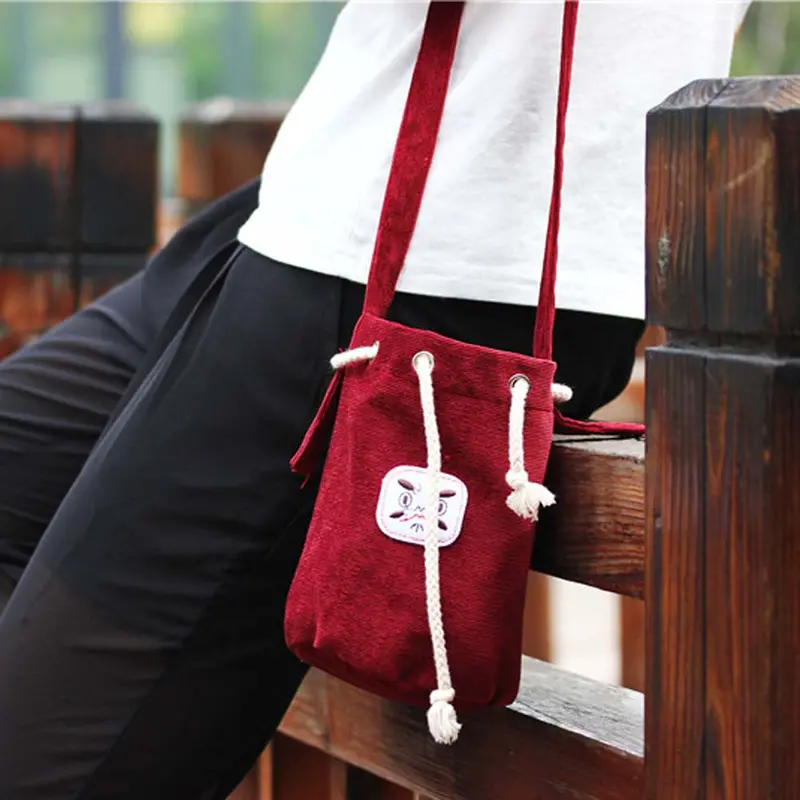Designer Handbags Crossbody Shoulder Bag Corduroy Totes Vintage Coin Zero Small Bags Bolsos Mujer 5