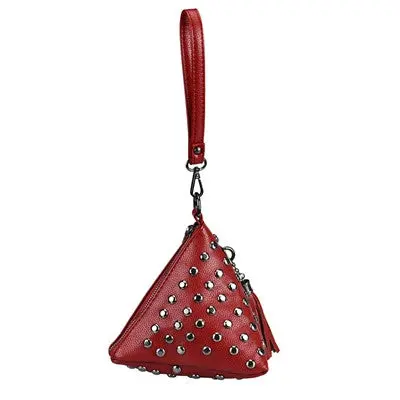 Designer Handbags Triangle Rivets Coin Tassel Clutch Small Feast Purse Woman Bag Bolsos Femenina 3