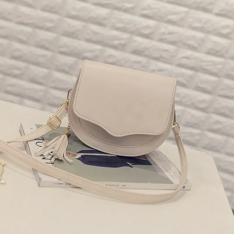 Designer Handbags Women Bag Simple Pu Leather Tassel Crossbody Shoulder Bags Ladies Purse Clutch 1