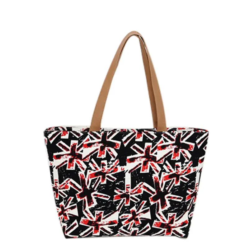 Designer Handbags Women Canvas Handbag Strip Tote Messenger Beach Shoulder Satchel Bag Bolsos Femenina 1