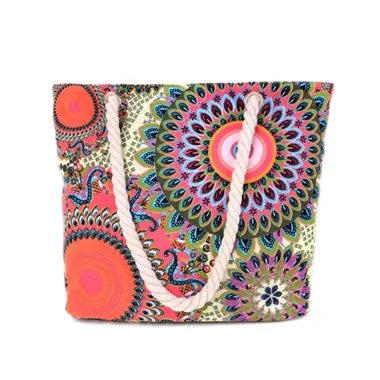 Designer Women's Handbag Canvas Beach Bags Ladies Shoulder Bag Portable Large Bolsa Feminina 2