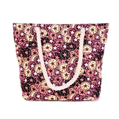 Designer Women's Handbag Canvas Beach Bags Ladies Shoulder Bag Portable Large Bolsa Feminina 3