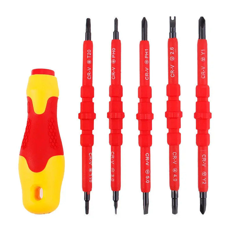 Details About 7Pcs Electrican's Insulated Electrical Hand Screwdriver Tools Set Accessory 87192 1