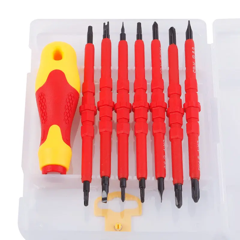 Details About 7Pcs Electrican's Insulated Electrical Hand Screwdriver Tools Set Accessory 87192 2