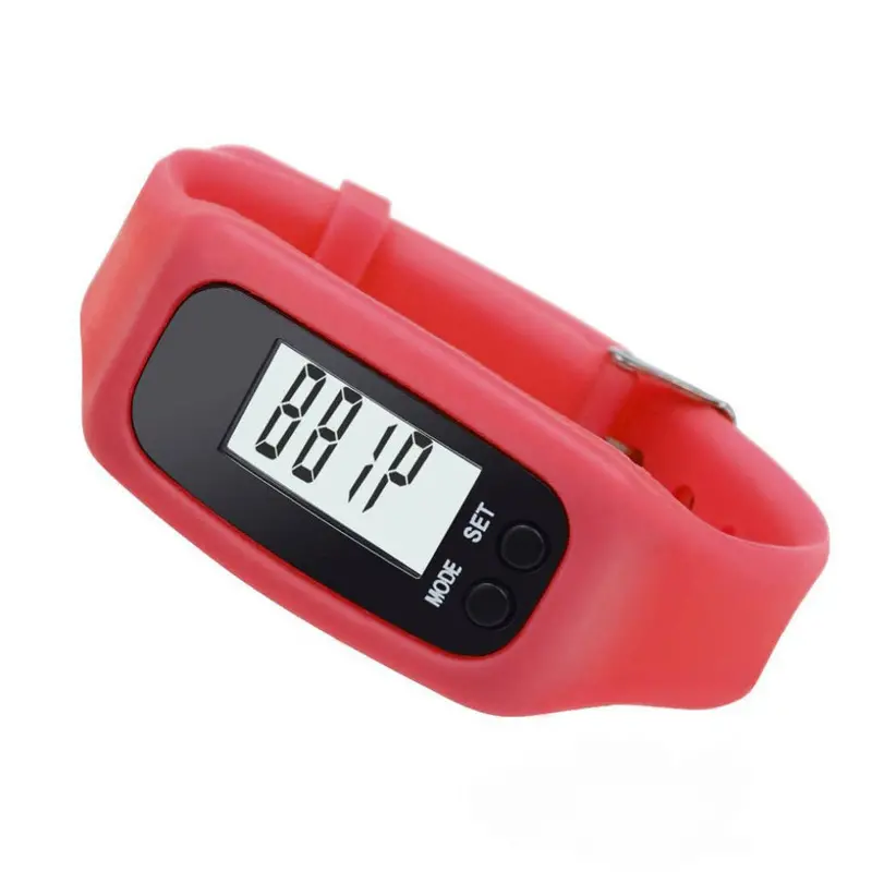 Digital Lcd Pedometer Run Step Walking Distance Calorie Counter Watch Bracelet Feida 2