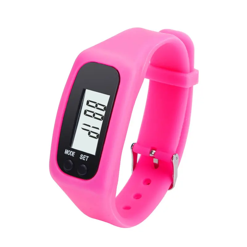 Digital Lcd Watch Women Men Pedometer Run Step Walking Distance Sport Montre Calorie Counter Watch Hour 3